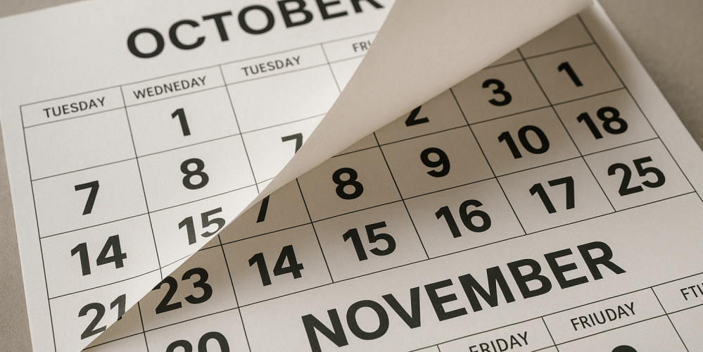 Oct Nov Calendar Change